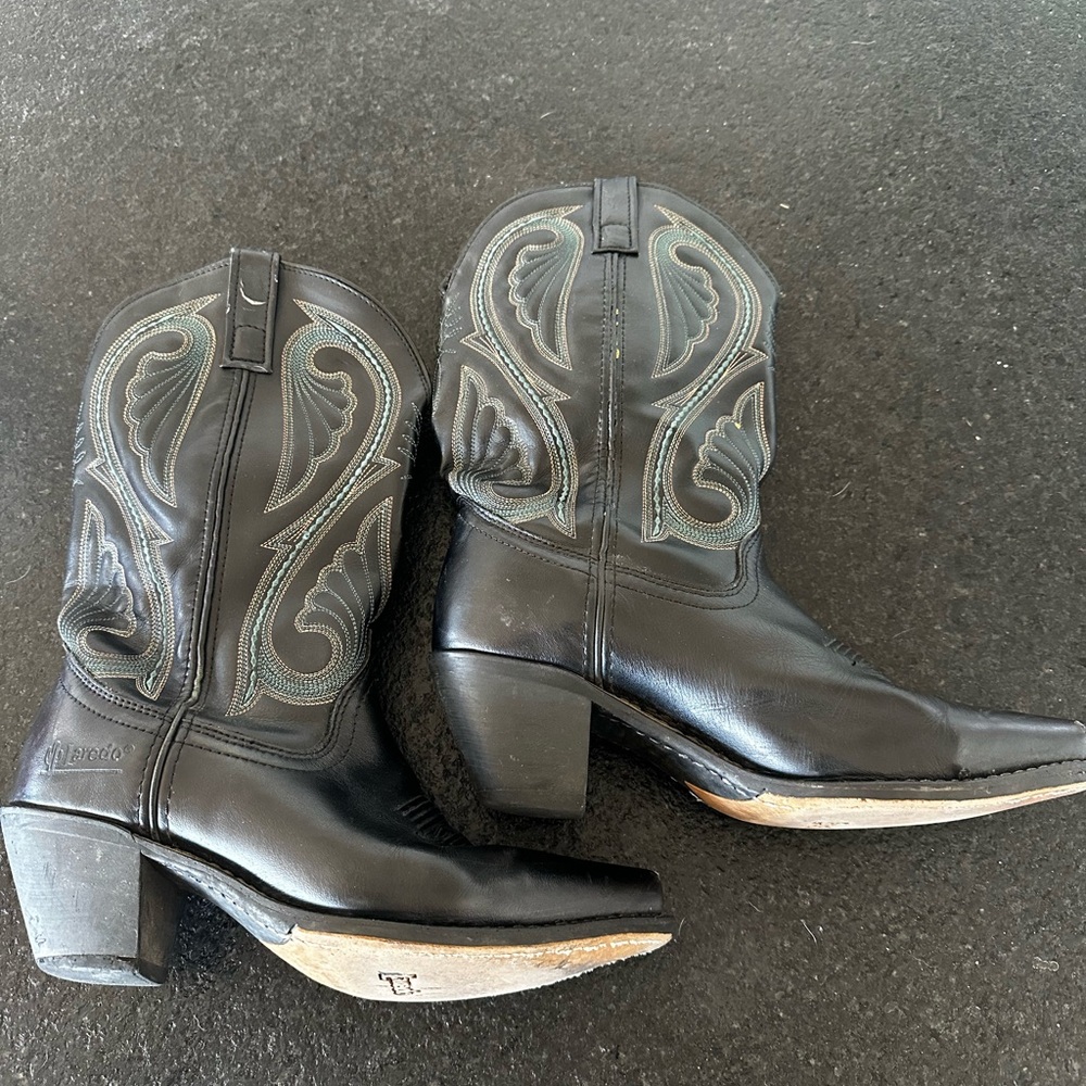 Laredo Women's Black Leather Boots